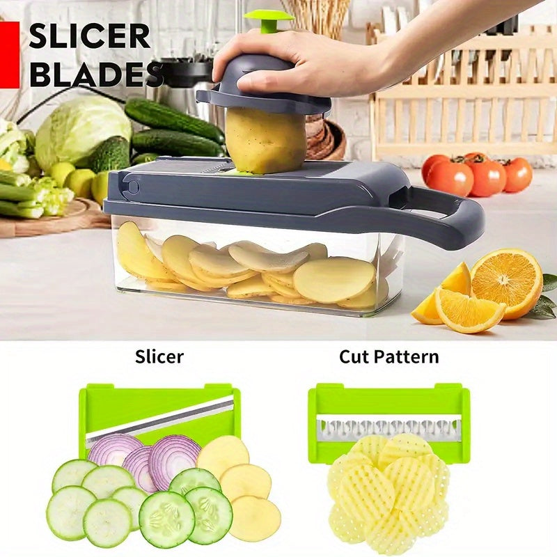 12/16pcs/Set Versatile Vegetable Chopper