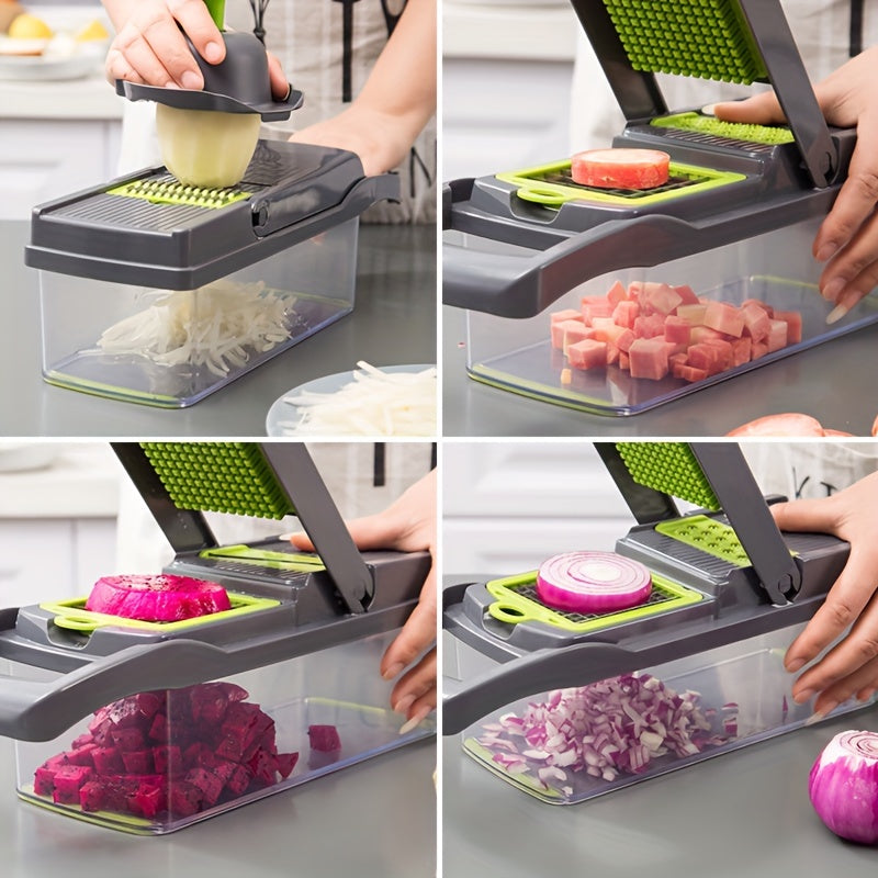 12/16pcs/Set Versatile Vegetable Chopper