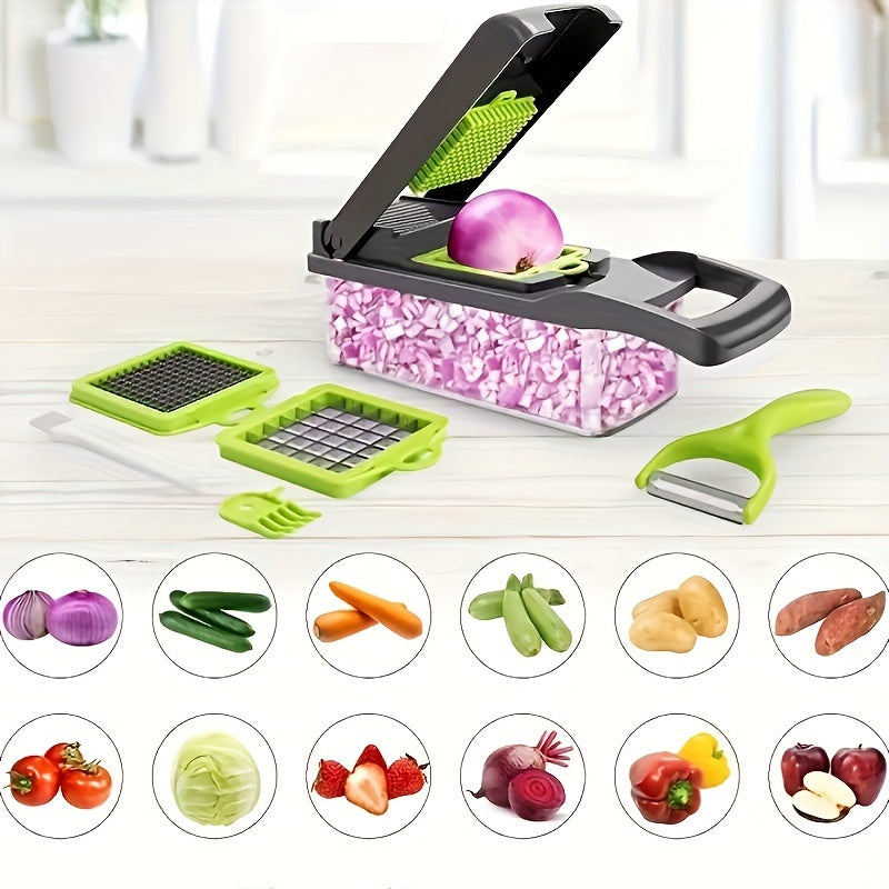 12/16pcs/Set Versatile Vegetable Chopper