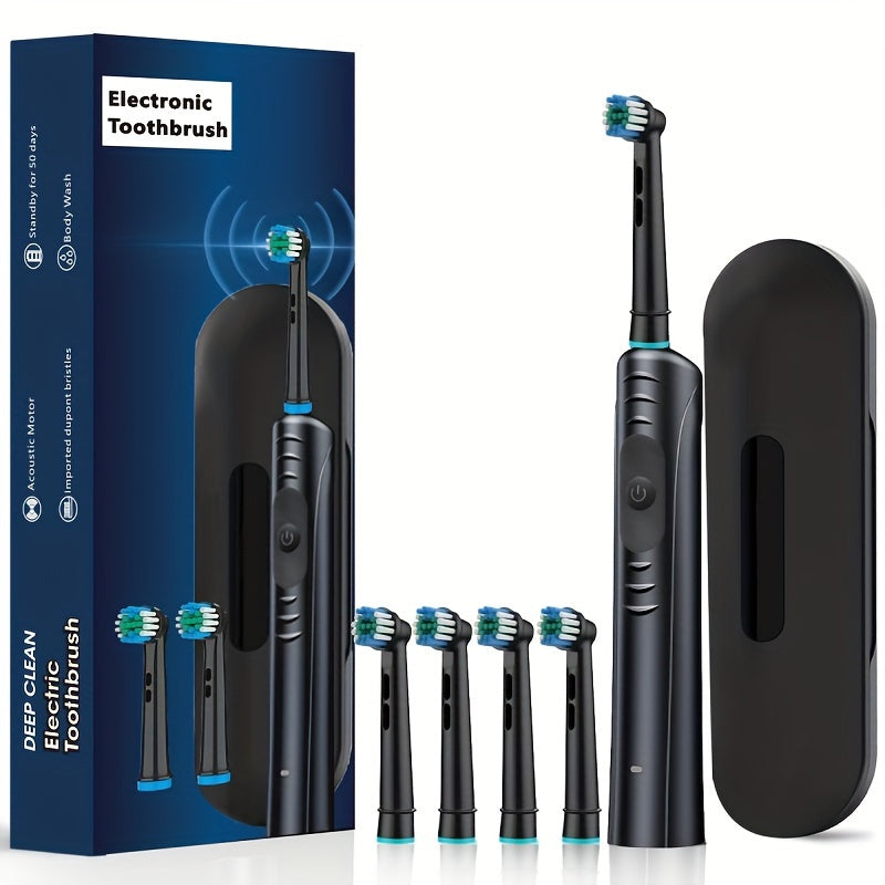 Rechargeable Automatic Electric Toothbrush – Deep Cleaning for Adults & Students